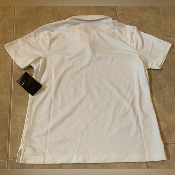 Nike Women’s White Short Sleeve Dri-Fit Golf Polo NEW w/ Tag & Factory Packaging - Picture 3 of 3